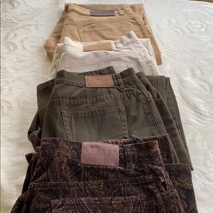 4pairs of Ralph Lauren 5 pocket jean-style pants